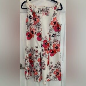 Brand new with tag American Living Pink and White Floral Dress